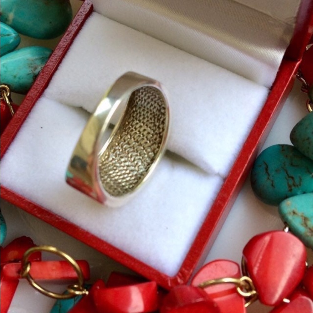 O.C. Tanner 925 Ribbed Ring - Picture 4 of 4